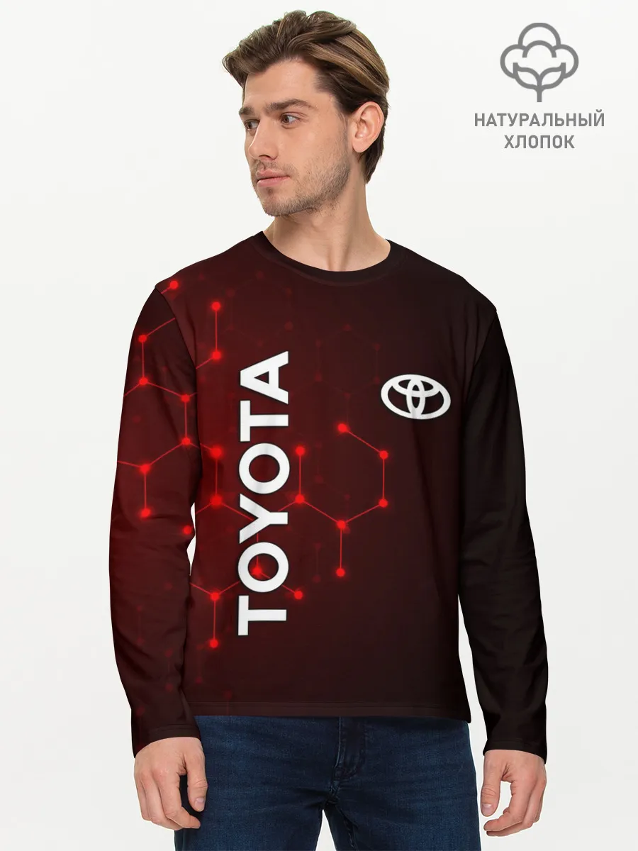 Мужской лонгслив базовый / TOYOTA