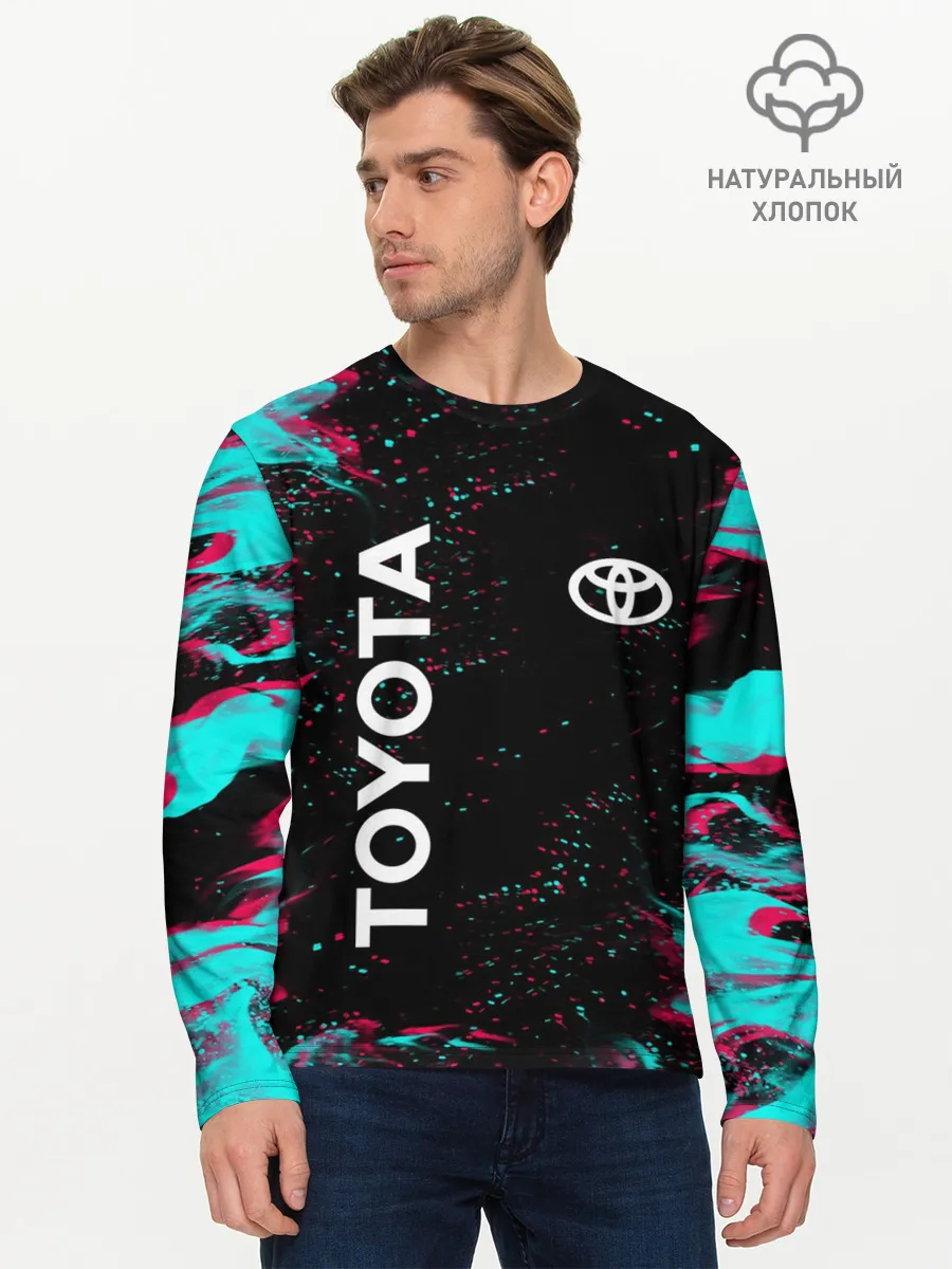 Мужской лонгслив базовый / TOYOTA