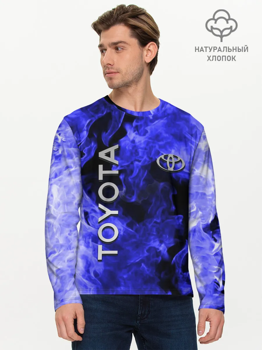 Мужской лонгслив базовый / TOYOTA