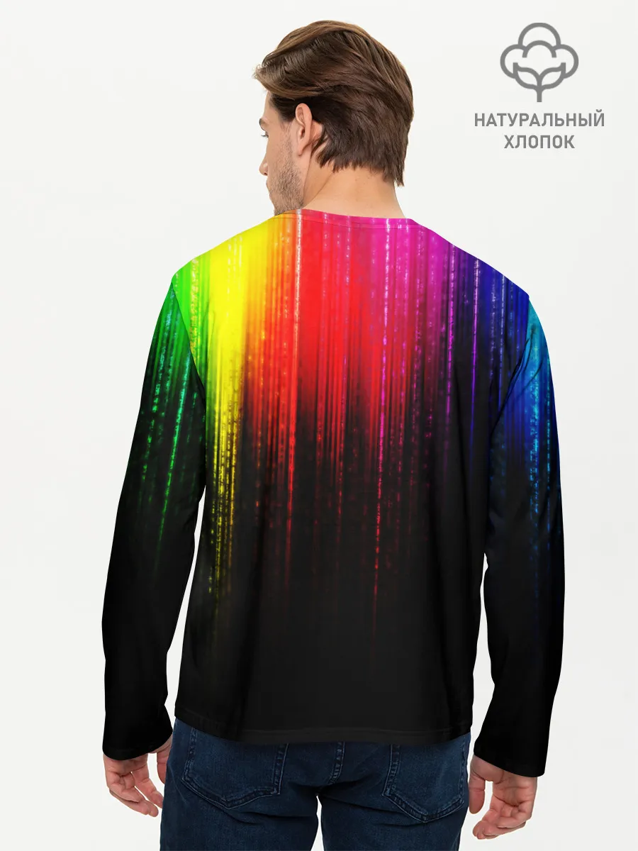 Мужской лонгслив базовый / КРАСКИ ГРАДИЕНТ