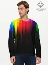Мужской лонгслив базовый / КРАСКИ ГРАДИЕНТ