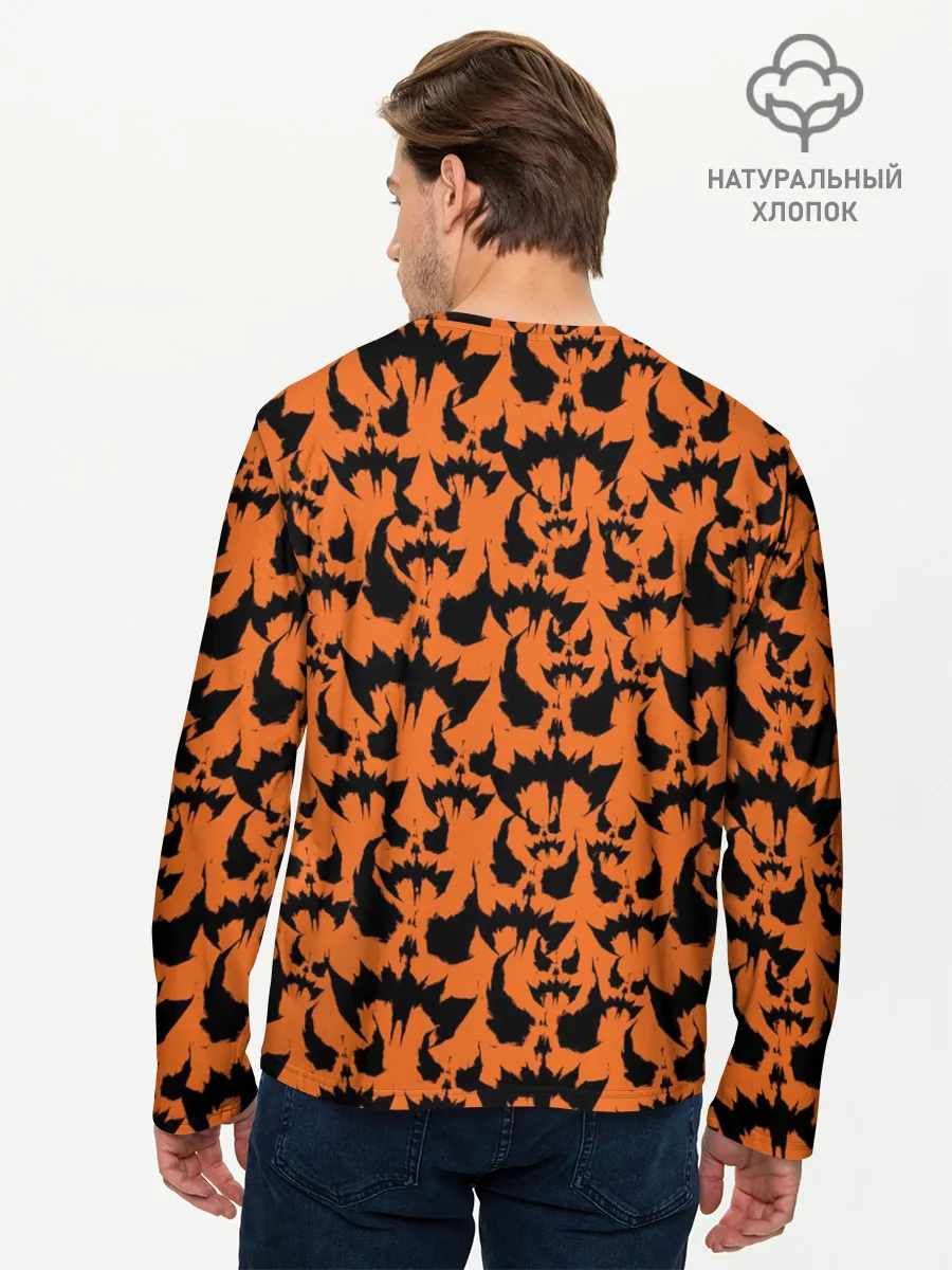 Мужской лонгслив базовый / Scarecrow pattern