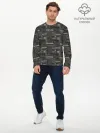 Мужской лонгслив базовый / Gotham City pattern