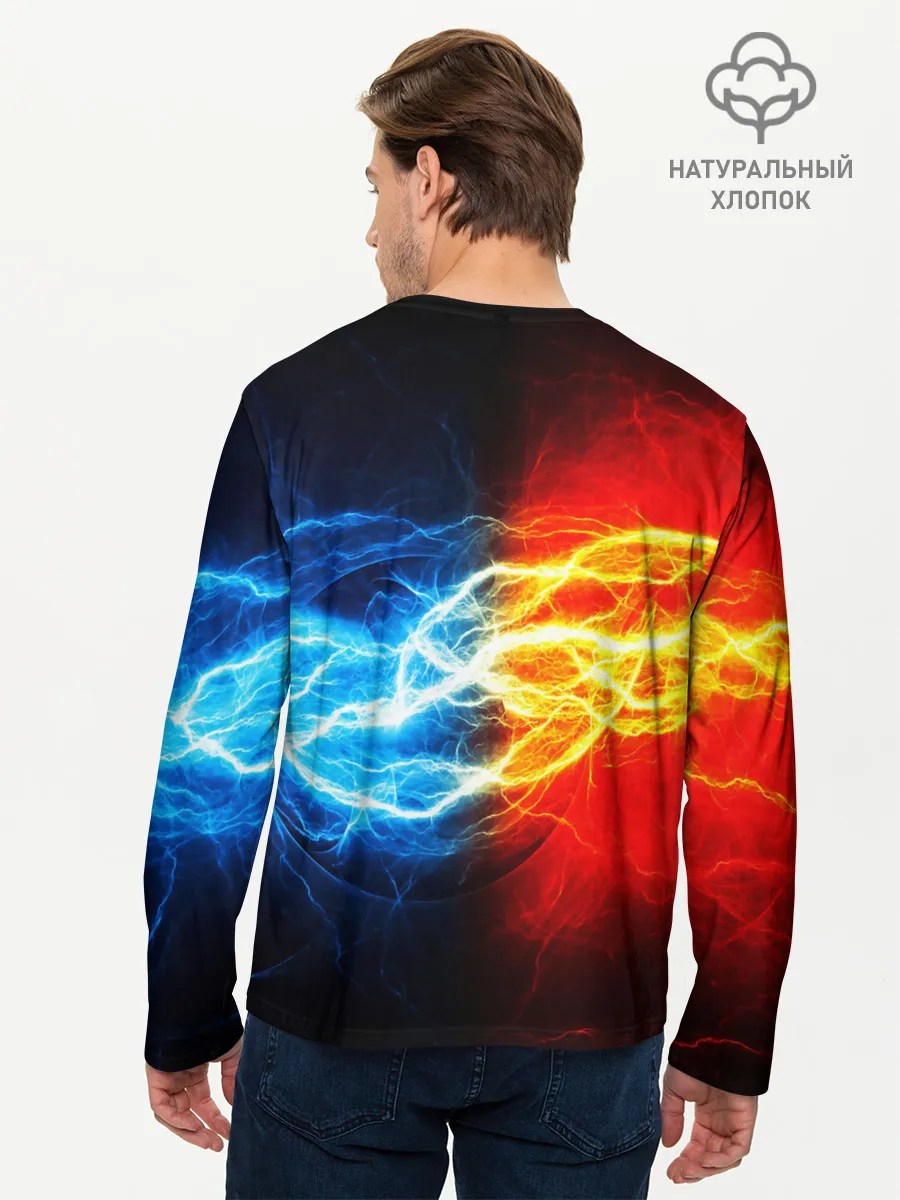 Мужской лонгслив базовый / БИТВА МОЛНИЙ