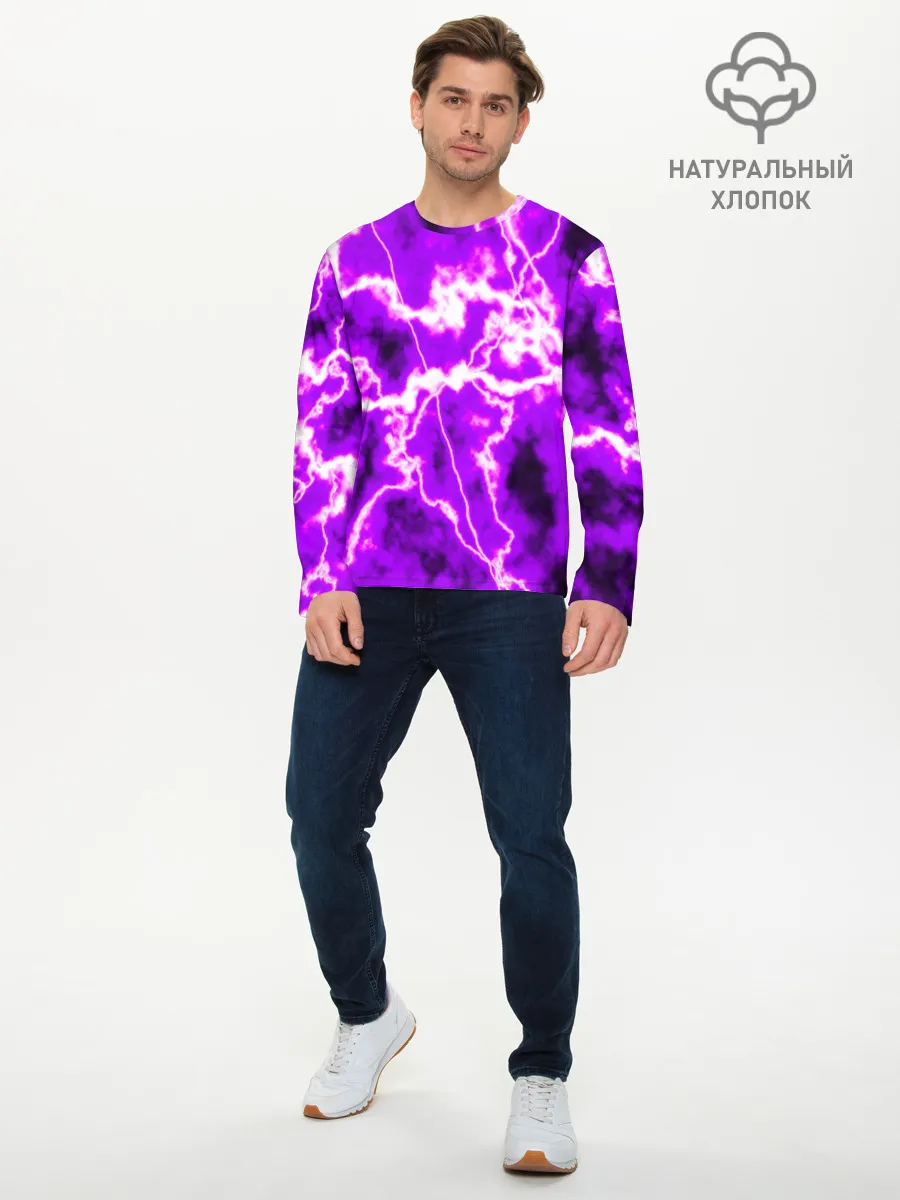 Мужской лонгслив базовый / НЕОНОВАЯ СТИХИЯ