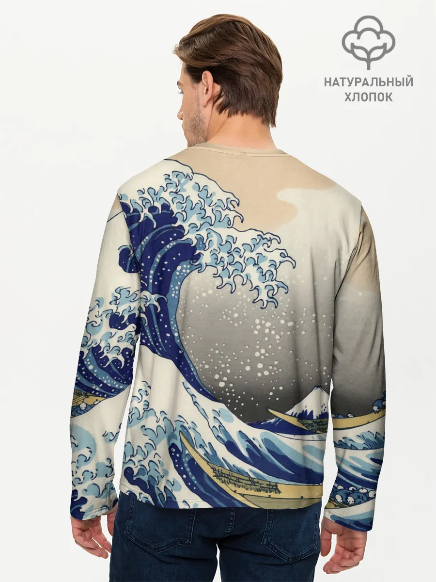 Мужской лонгслив базовый / ЯПОНСКАЯ КАРТИНА