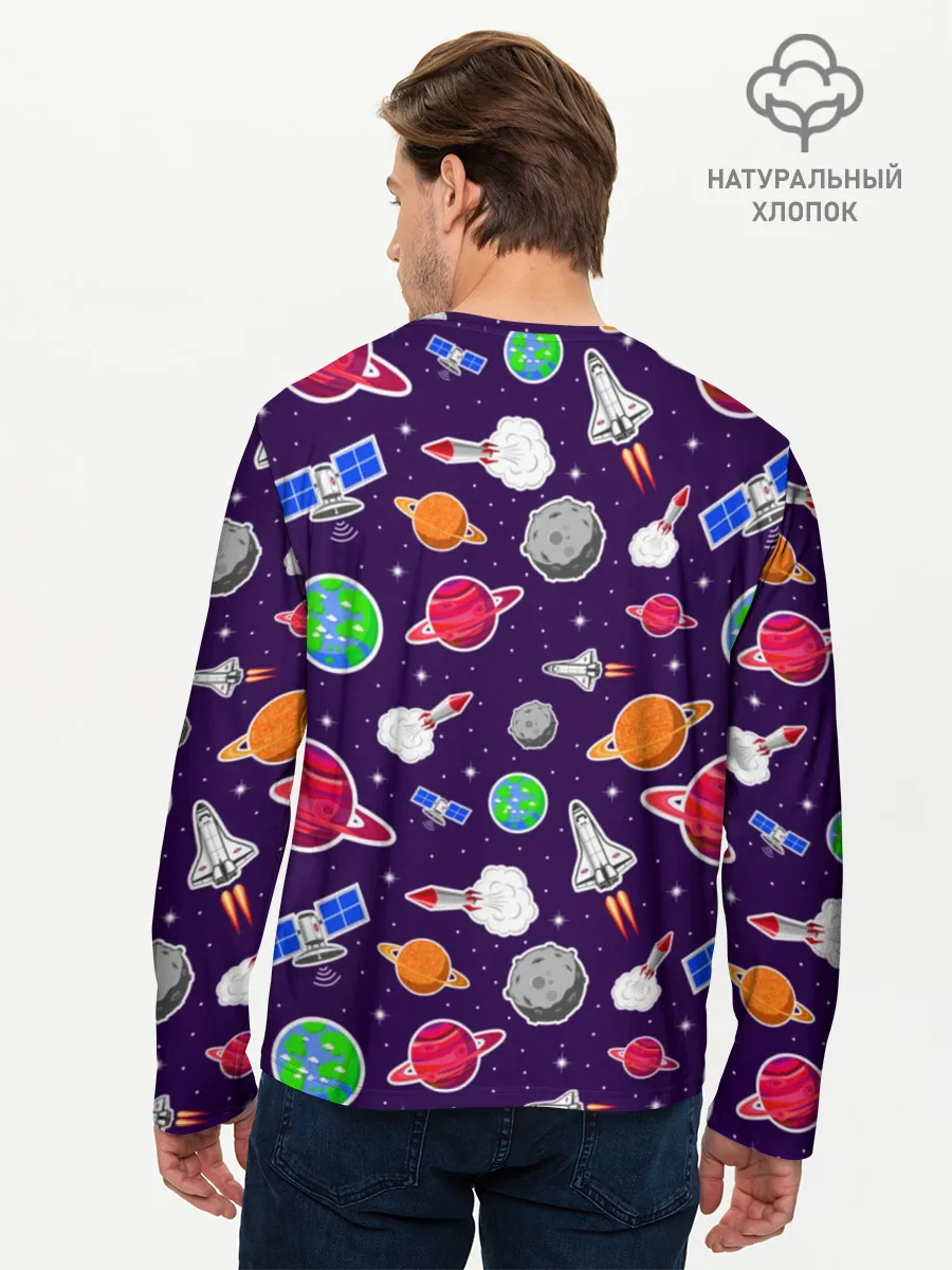 Мужской лонгслив базовый / Gagarin | Гагарин