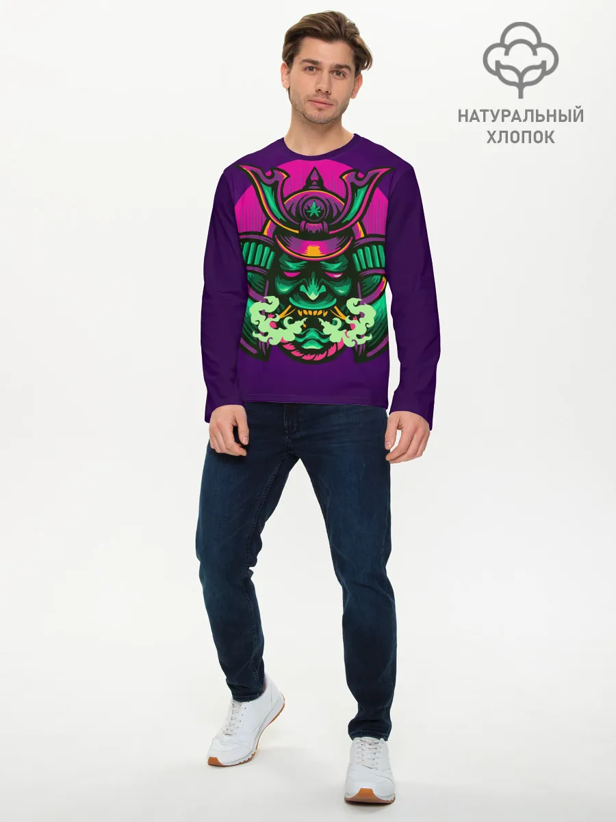 Мужской лонгслив базовый / Маска Хання