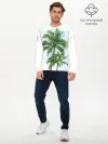 Мужской лонгслив базовый / Пальмы над головой