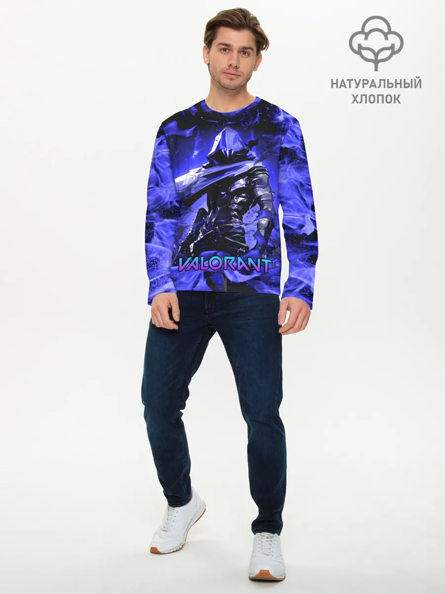 Мужской лонгслив базовый / VALORANT OMEN