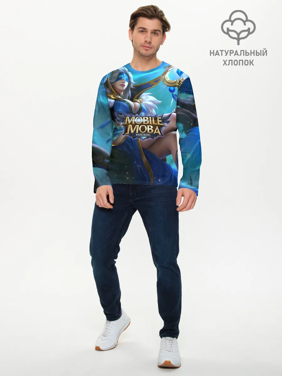 Мужской лонгслив базовый / mobile legends