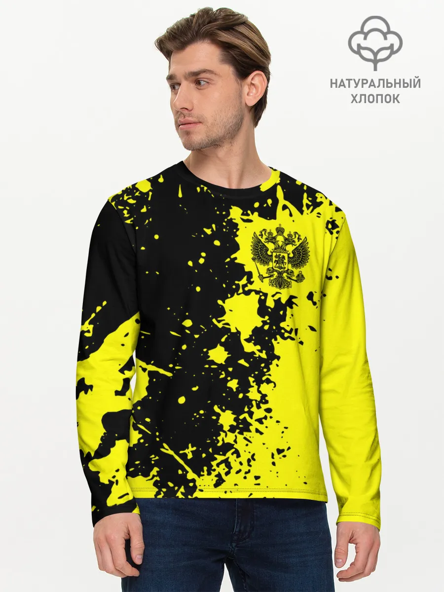 Мужской лонгслив базовый / Россия