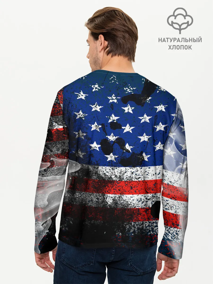 Мужской лонгслив базовый / США