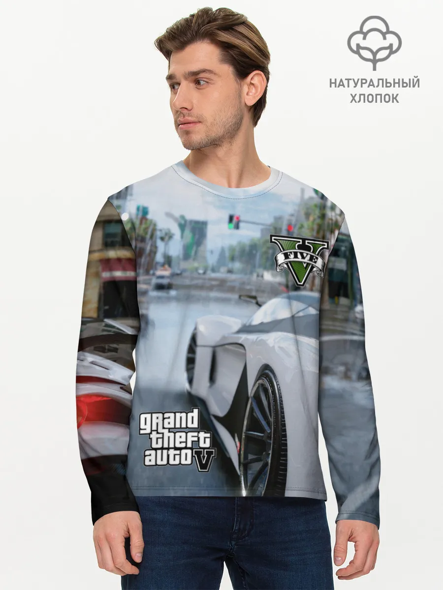 Мужской лонгслив базовый / Gta V