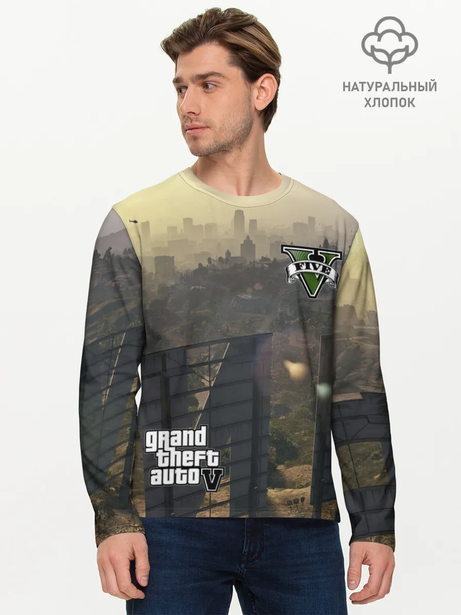 Мужской лонгслив базовый / GTA V