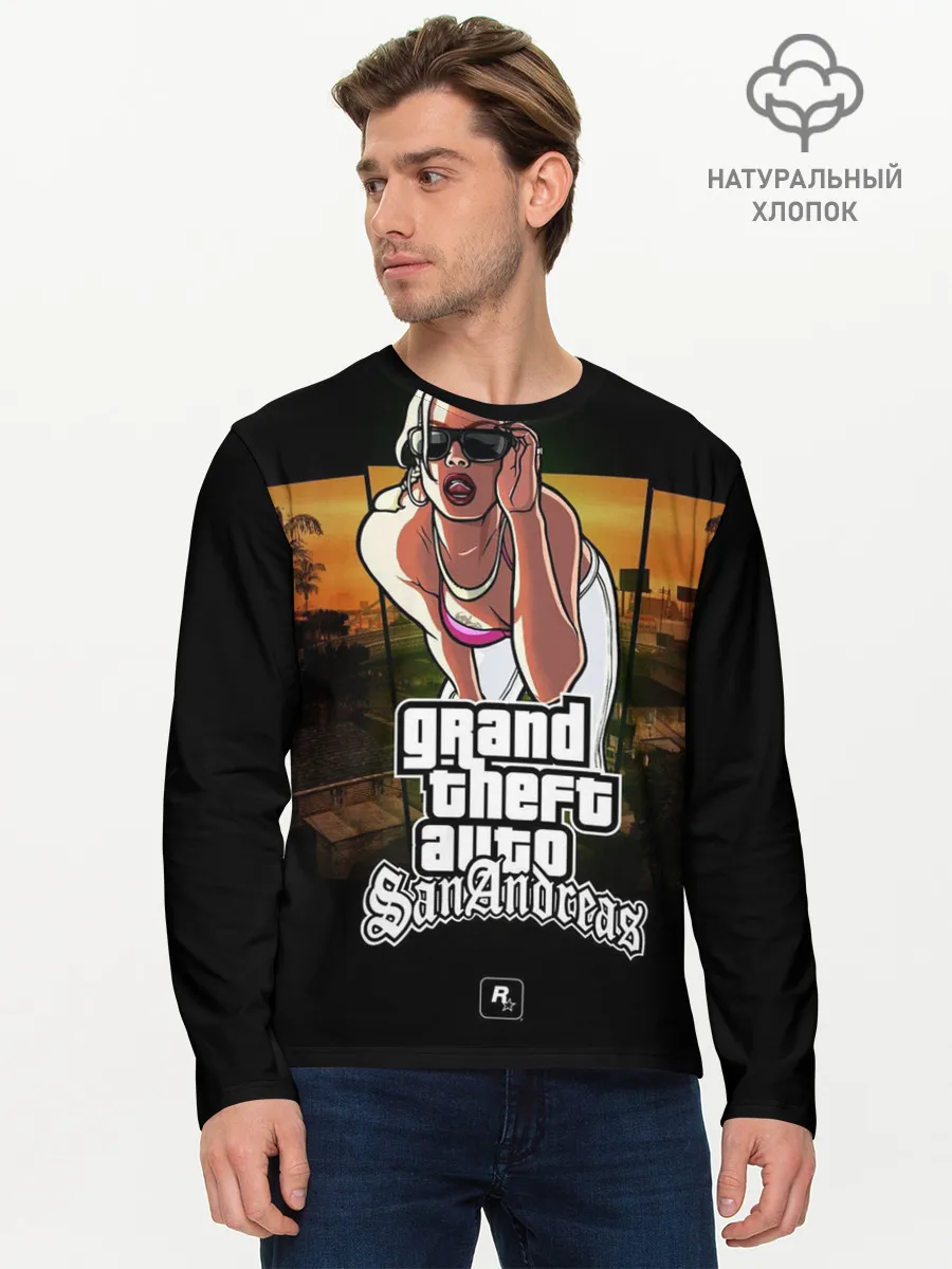 Мужской лонгслив базовый / Gta SA