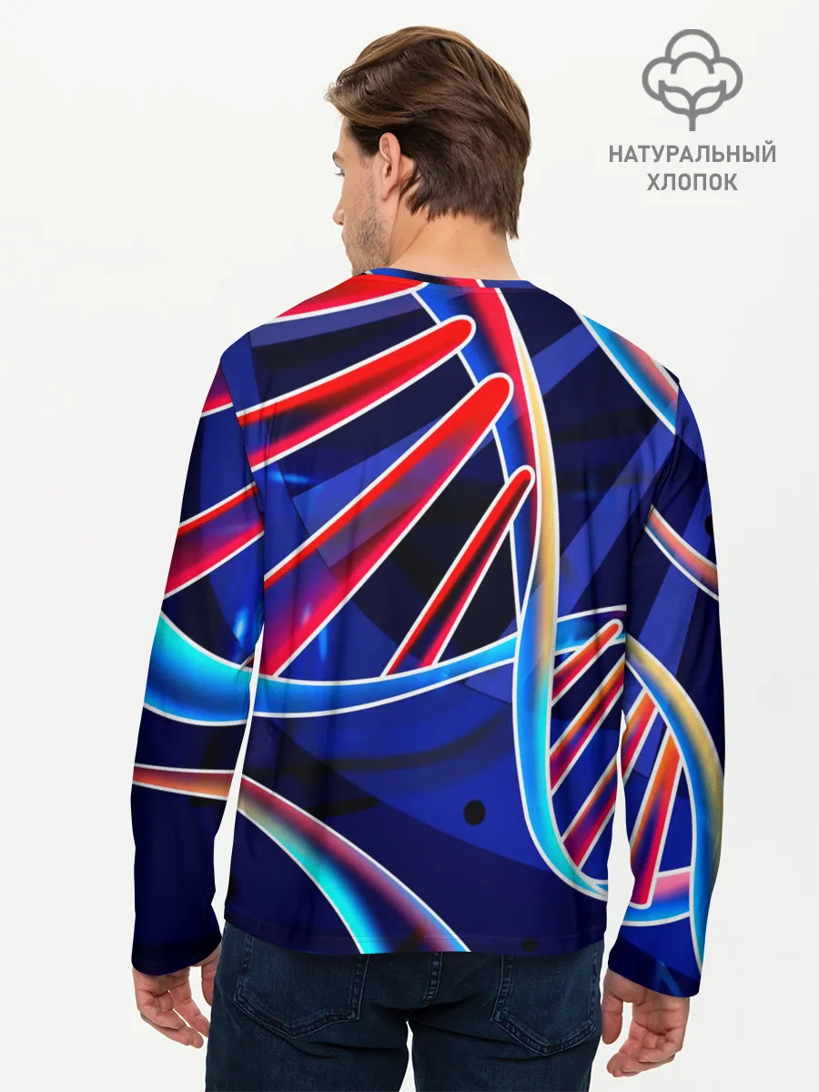 Мужской лонгслив базовый / ДНК