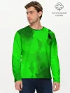 Мужской лонгслив базовый / GREEN