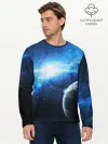 Мужской лонгслив базовый / Космос