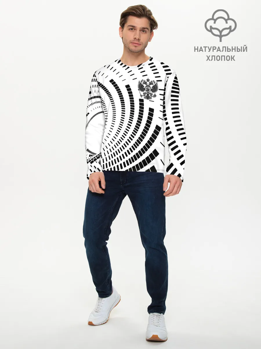 Мужской лонгслив базовый / Россия