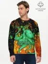 Мужской лонгслив базовый / Cosmo Octopus