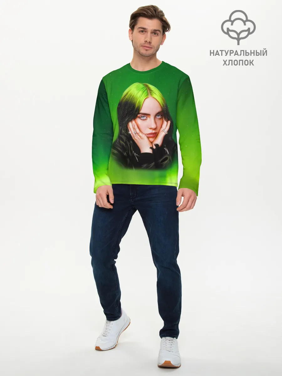 Мужской лонгслив базовый / Billie Eilish | Билли Айлиш