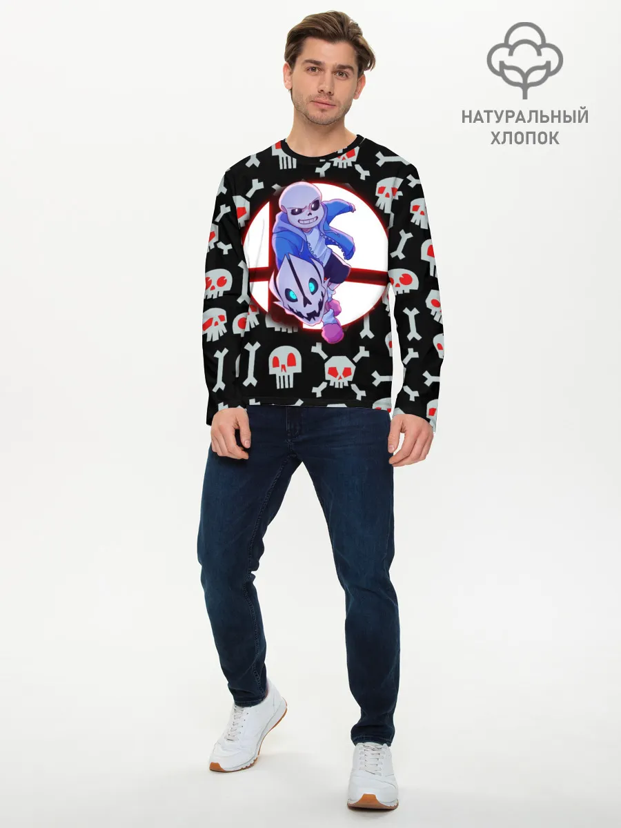 Мужской лонгслив базовый / Sans | Неон