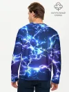 Мужской лонгслив базовый / СВЕТЯЩИЕСЯ МОЛНИИ | NEON FLASH
