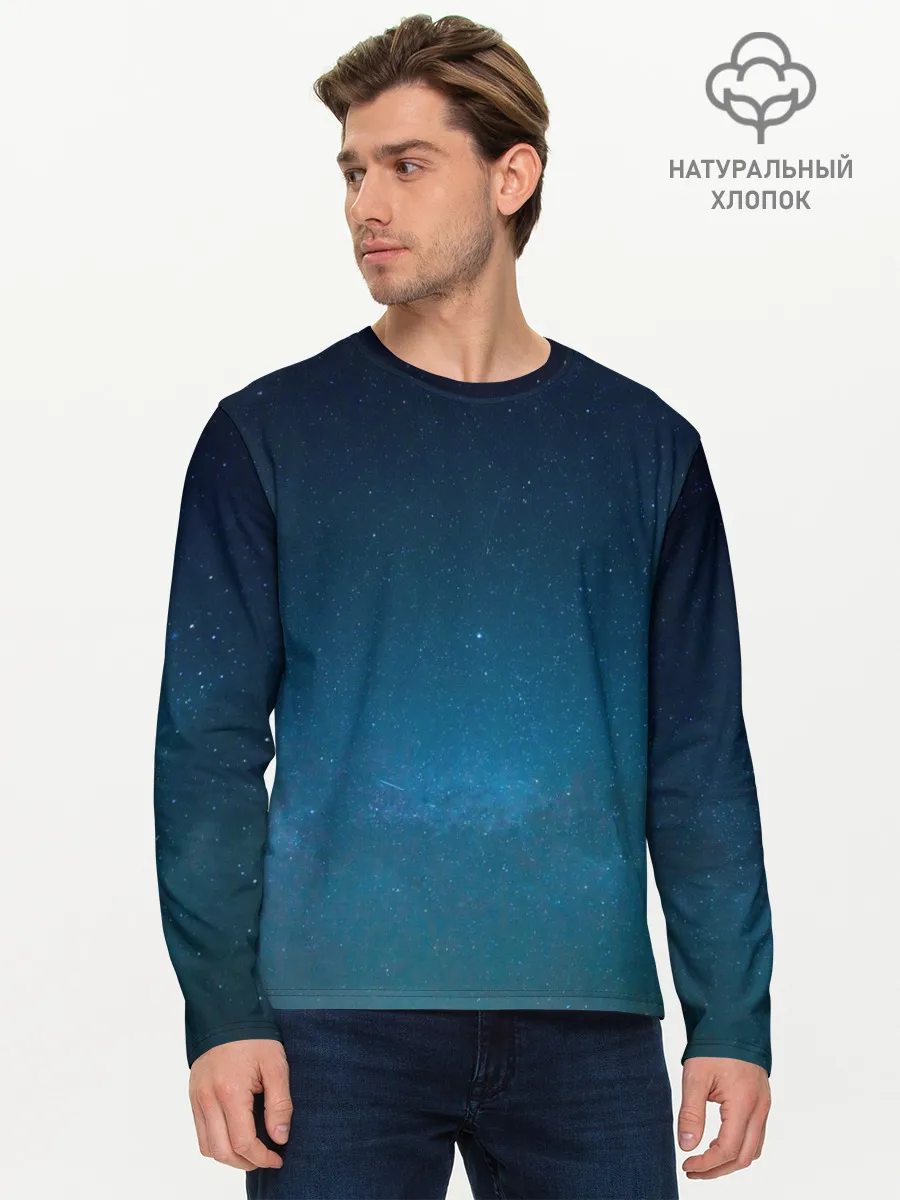 Мужской лонгслив базовый / BlueSpace