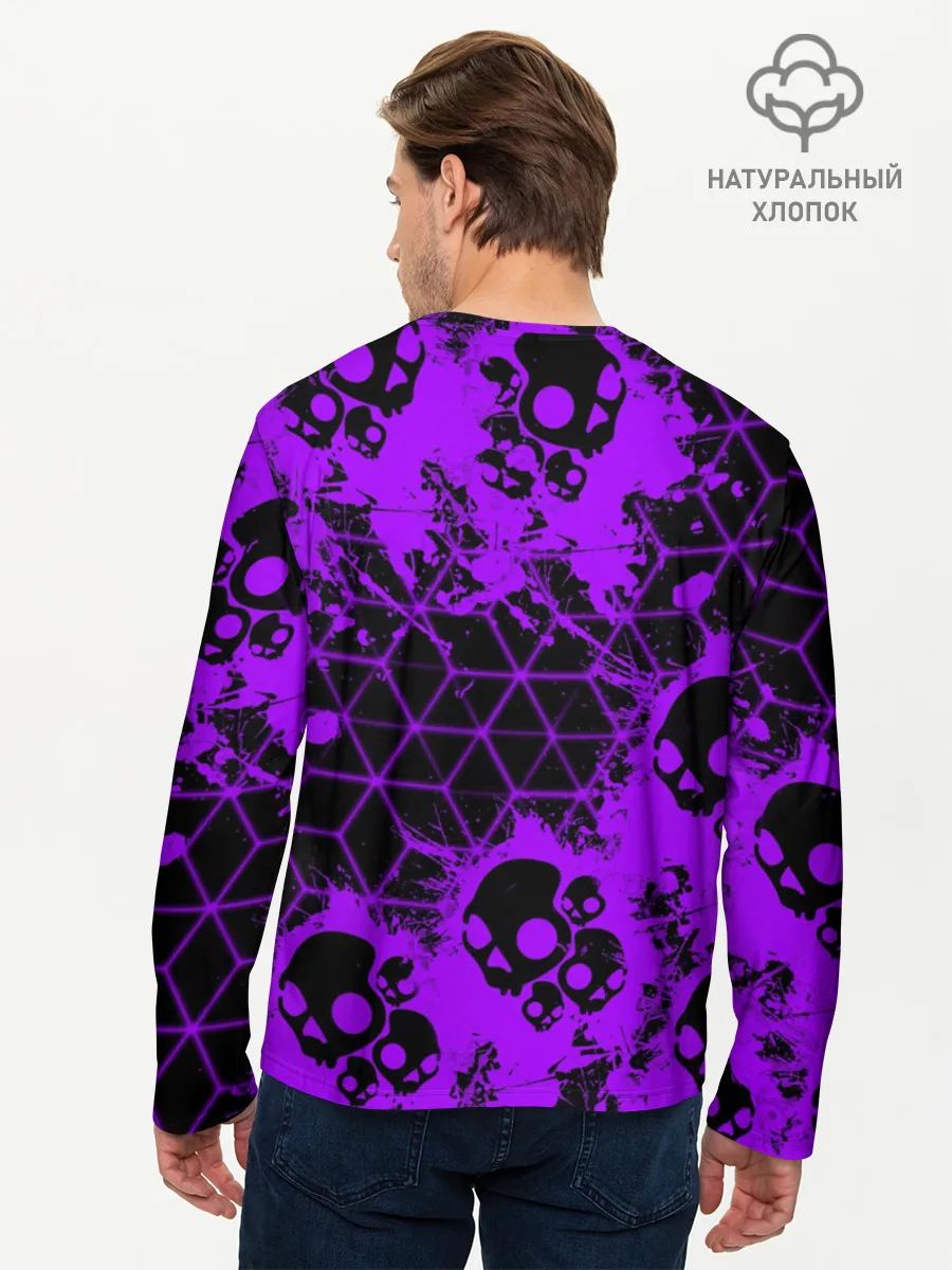 Мужской лонгслив базовый / Fortnite | Skull