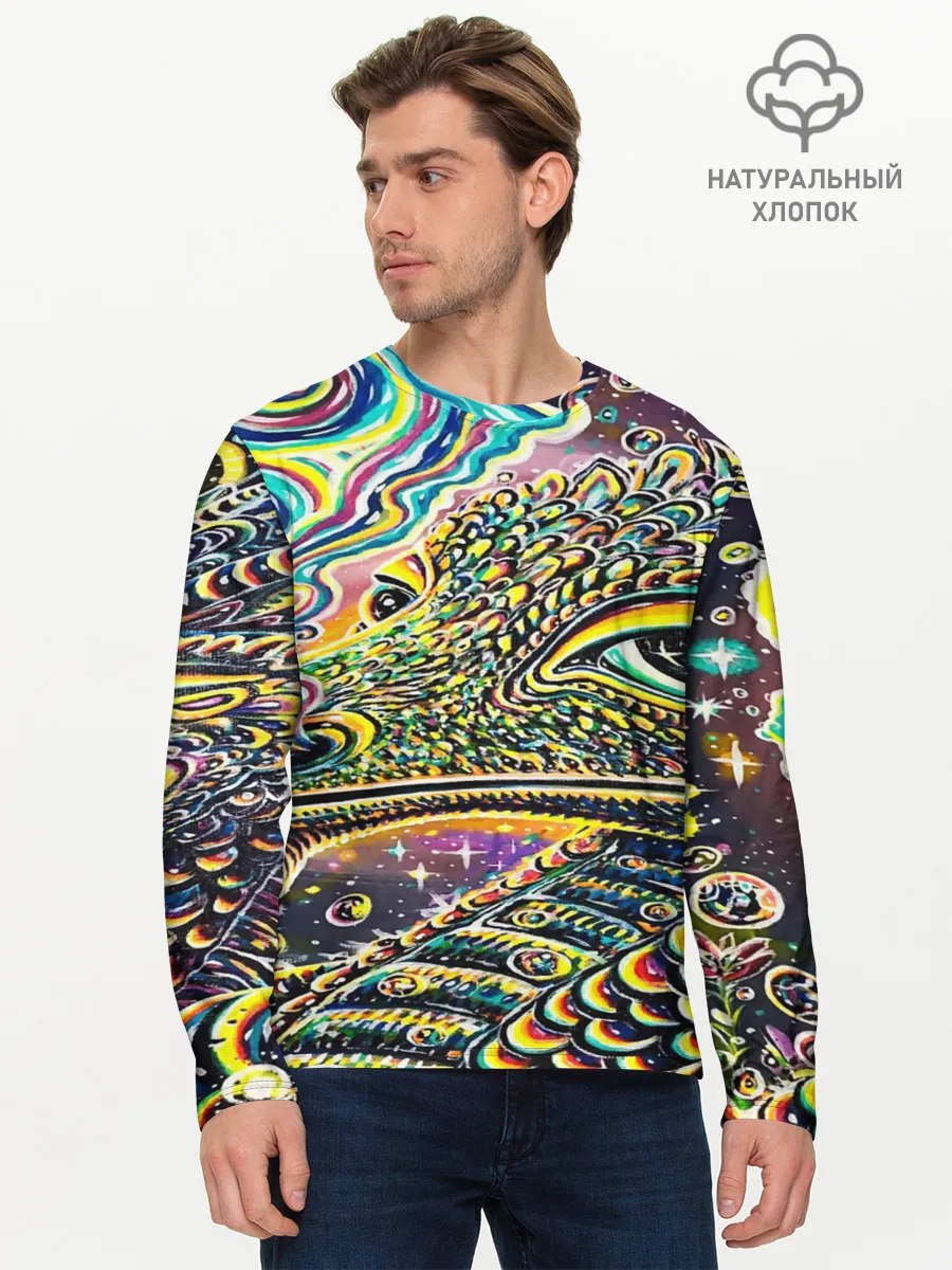 Мужской лонгслив базовый / ИМПРЕССИОНИЗМ