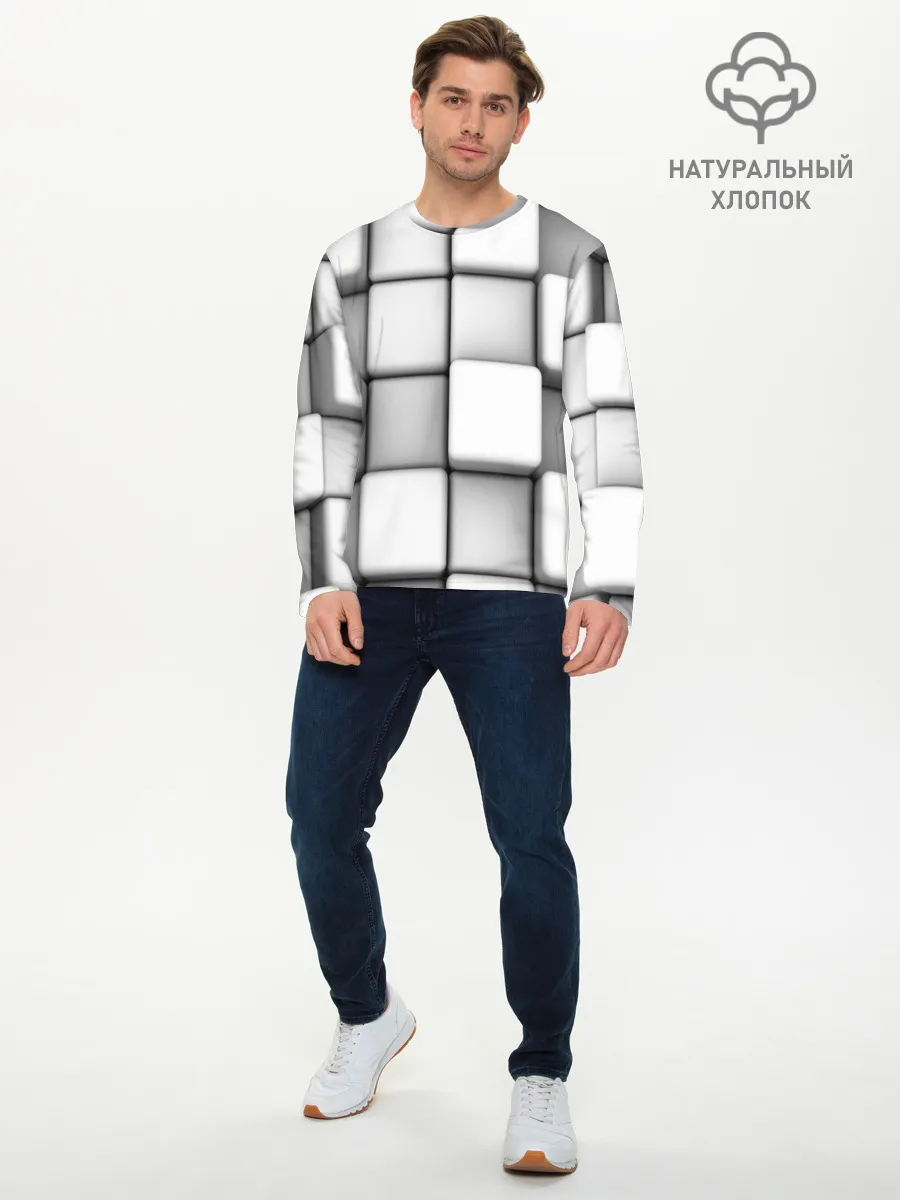 Мужской лонгслив базовый / ТЕКСТУРА