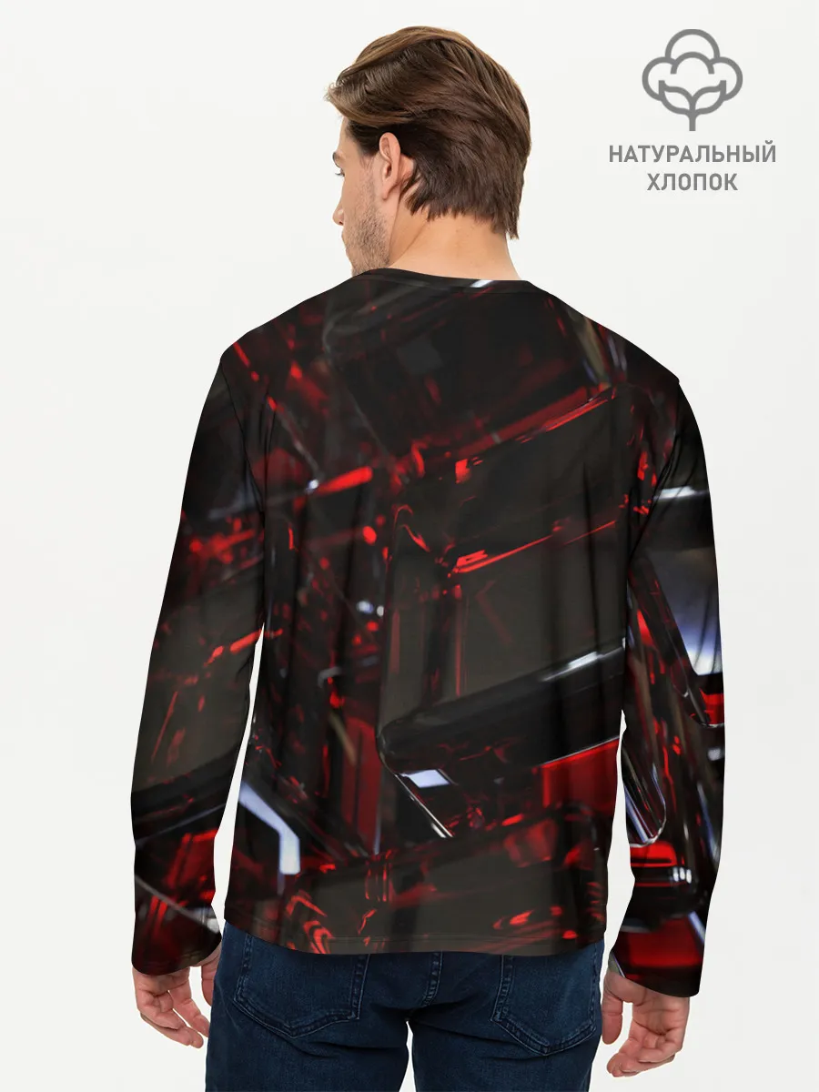 Мужской лонгслив базовый / МЕТАЛЛИЧЕСКИЙ