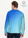 Мужской лонгслив базовый / blue