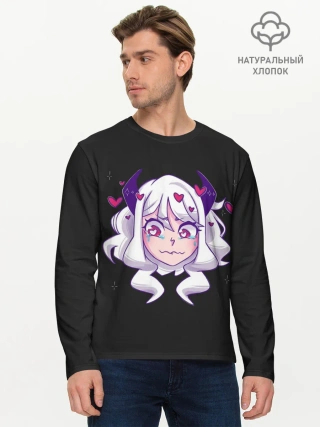 Мужской лонгслив базовый / Helltaker