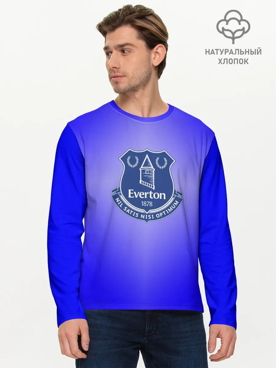 Мужской лонгслив базовый / Эвертон 3D