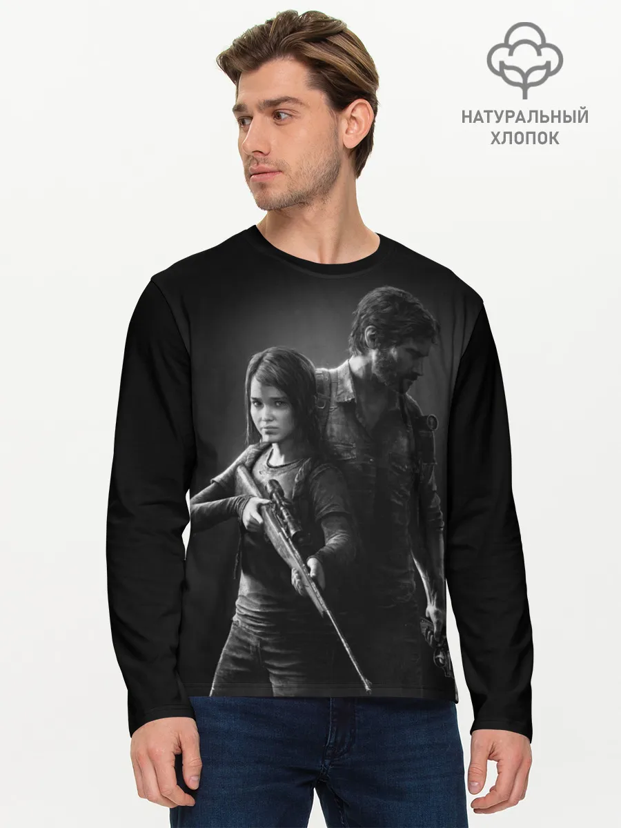 Мужской лонгслив базовый / THE LAST OF US 2 ДЖОЭЛ ЭЛЛИ