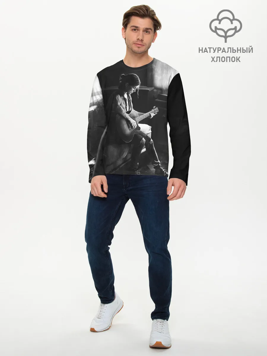 Мужской лонгслив базовый / THE LAST OF US PART 2 ЭЛЛИ