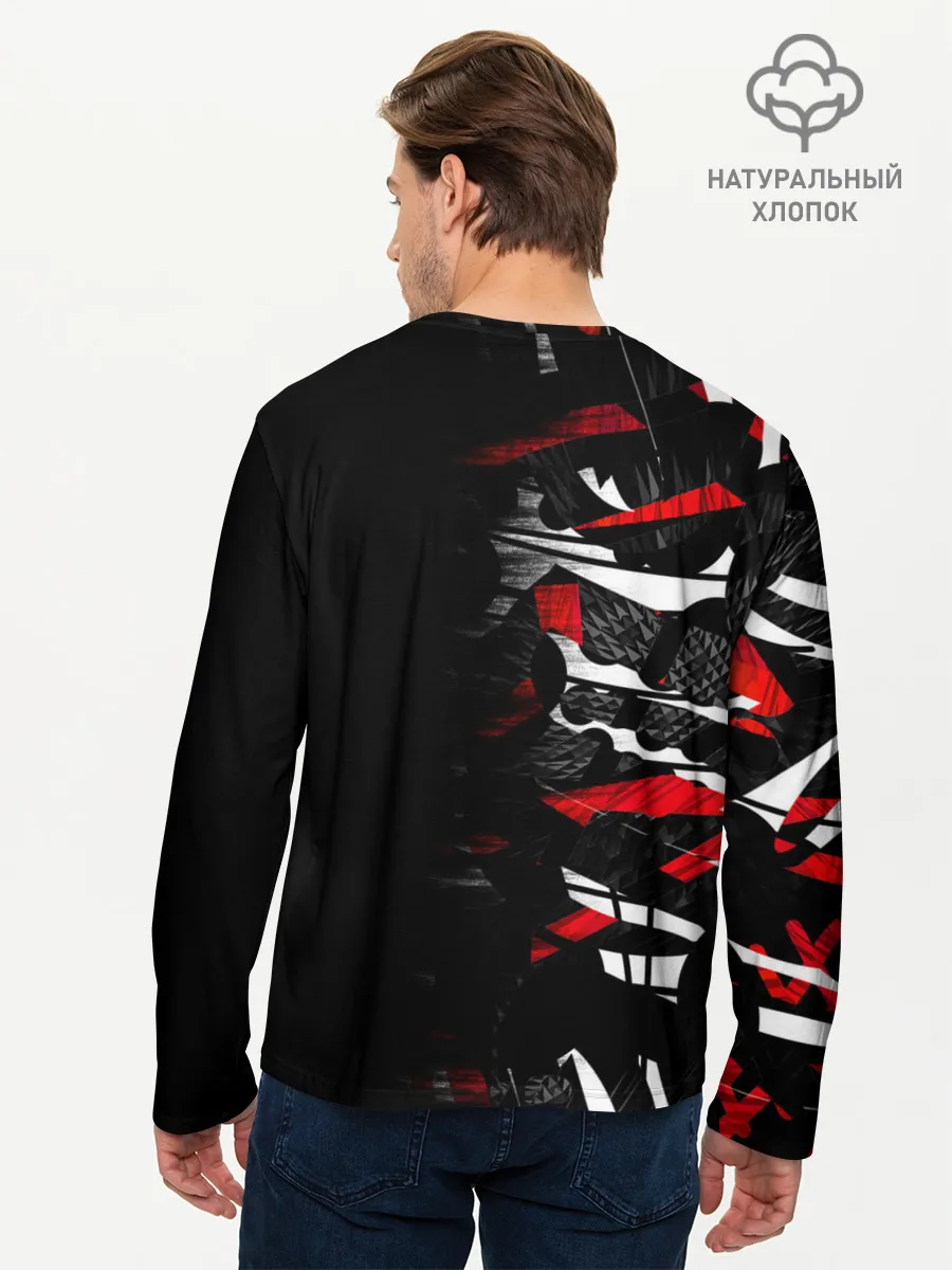 Мужской лонгслив базовый / Анархия