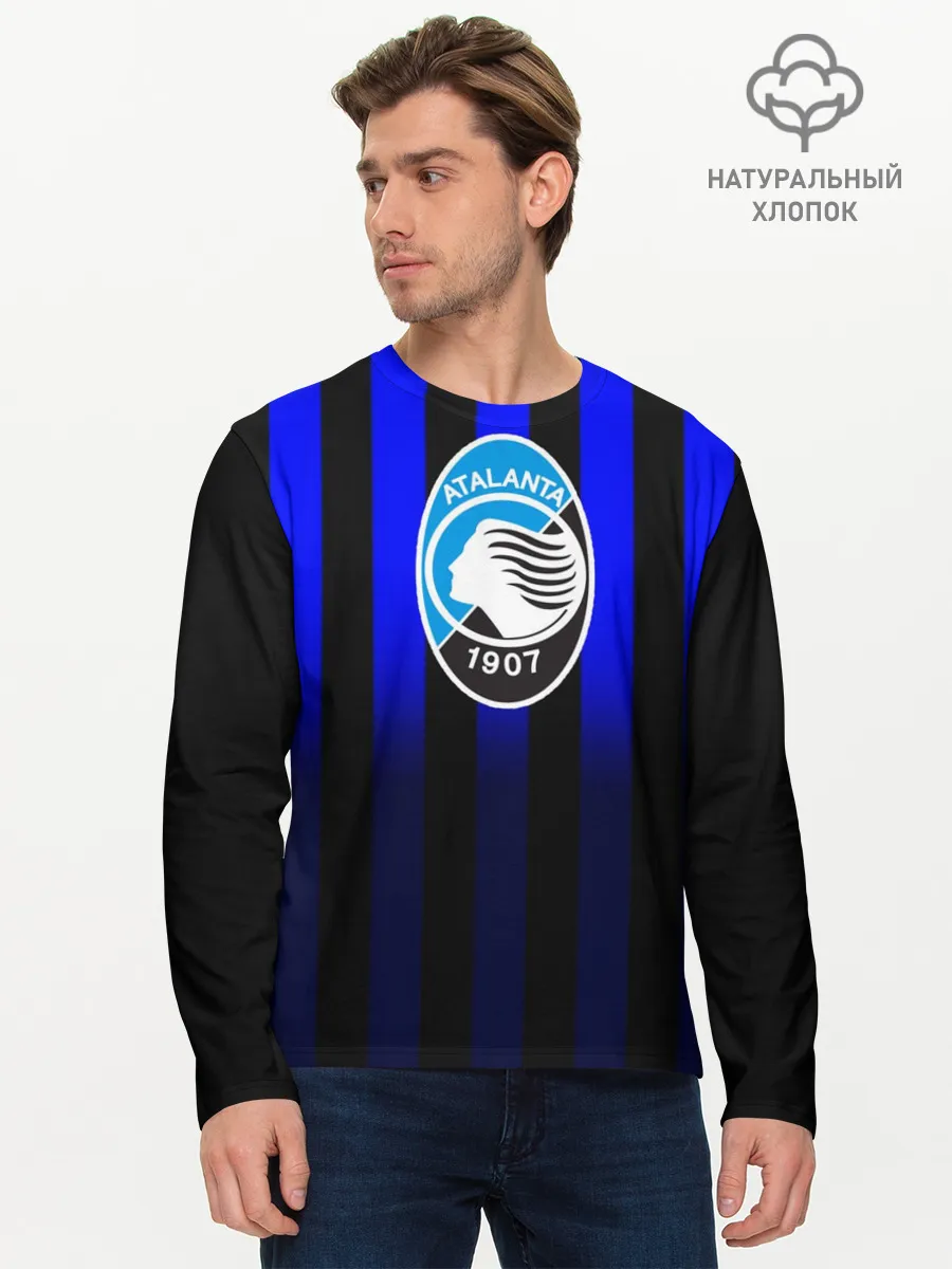 Мужской лонгслив базовый / Аталанта