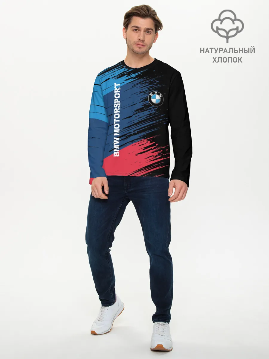 Мужской лонгслив базовый / BMW MOTORSPORT