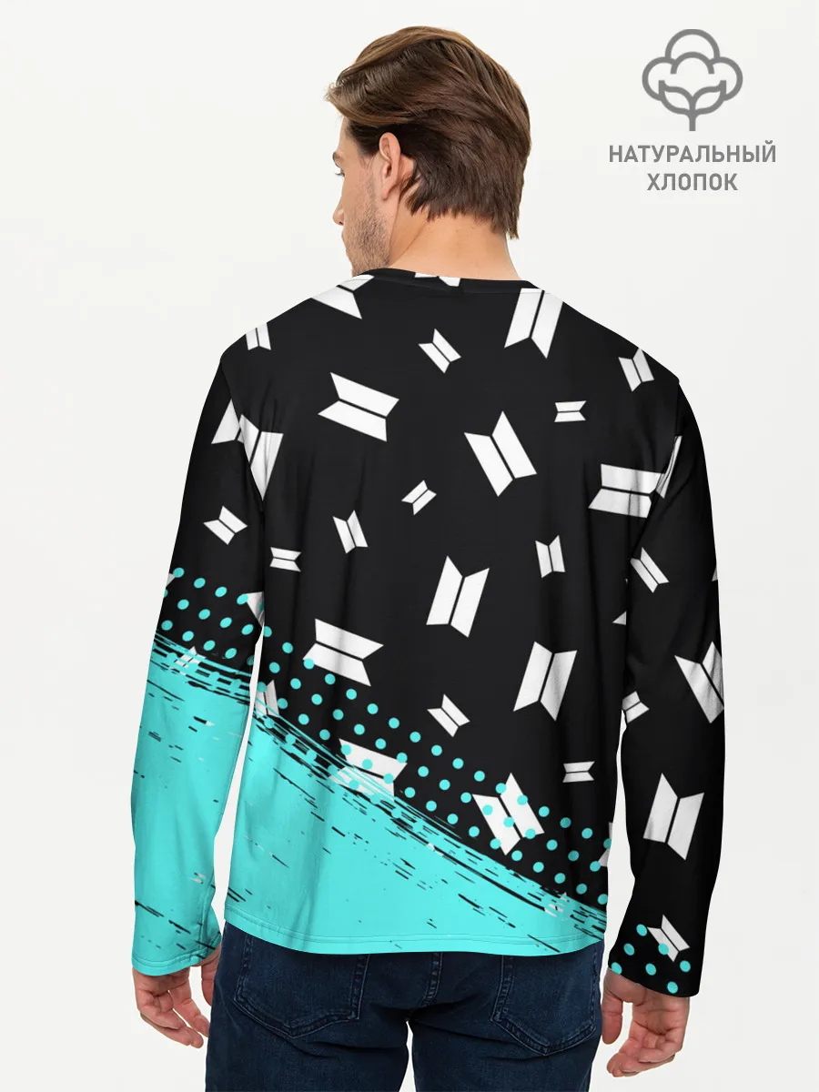 Мужской лонгслив базовый / BTS / БТС