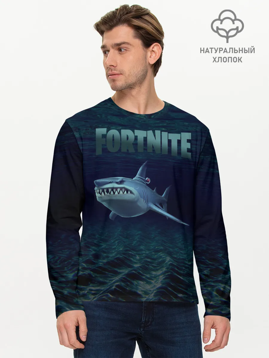 Мужской лонгслив базовый / Loot Shark Fortnite