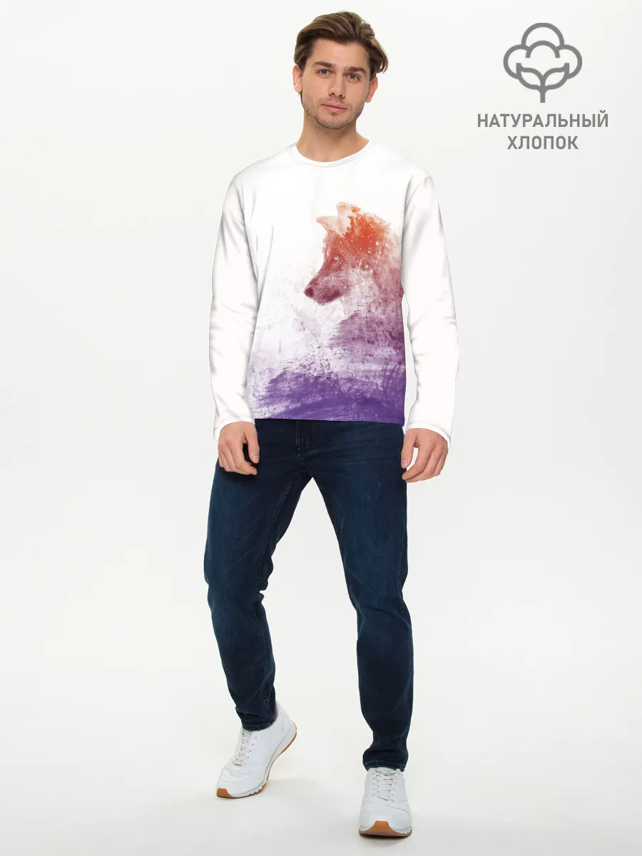 Мужской лонгслив базовый / ВОЛК