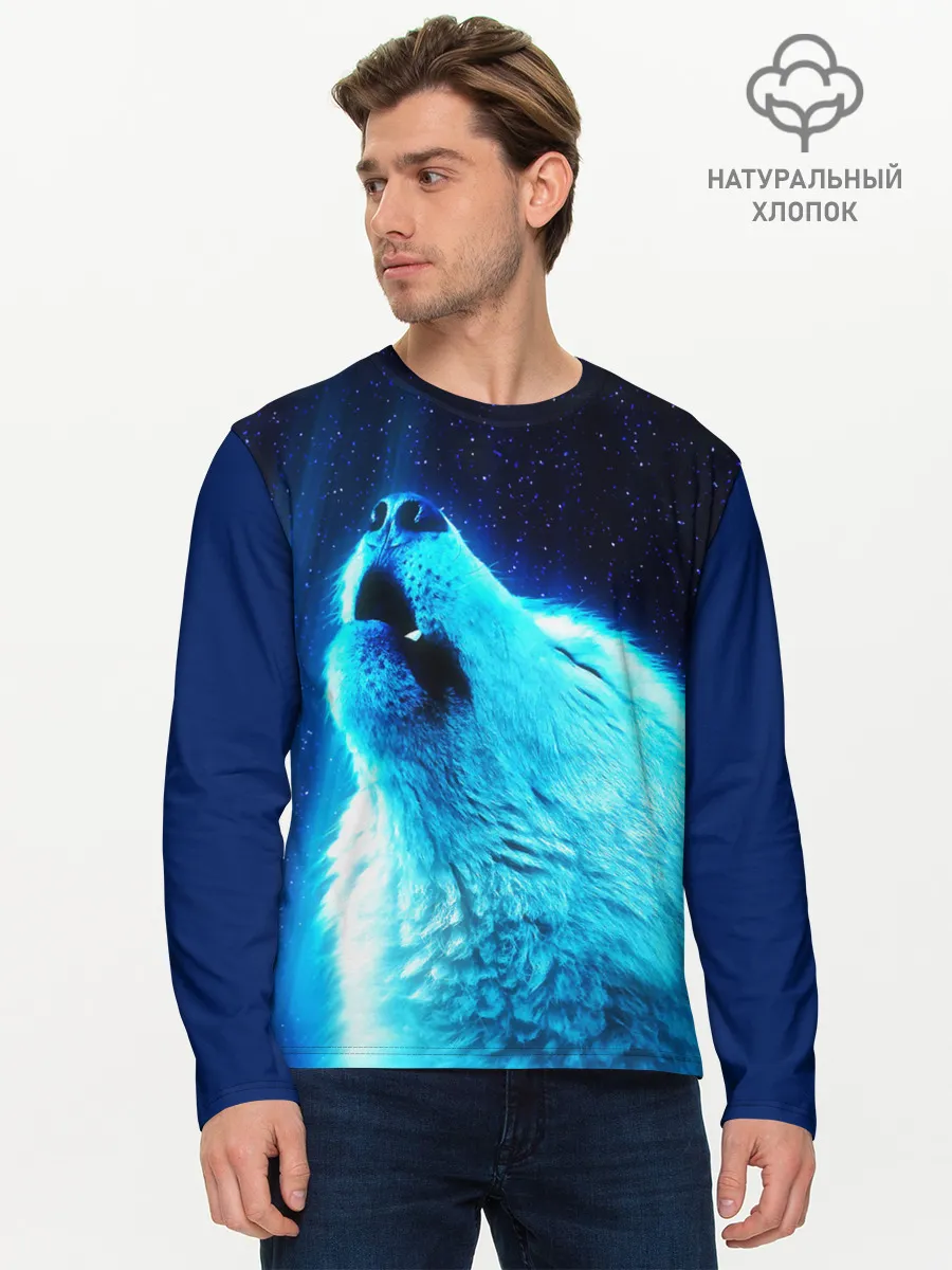 Мужской лонгслив базовый / ВОЛЧИЙ ВОЙ
