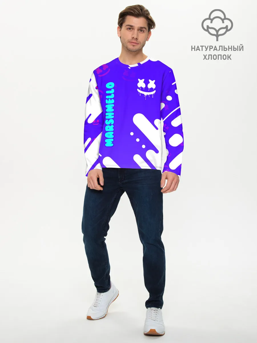 Мужской лонгслив базовый / MARSHMELLO / МАРШМЕЛЛОУ