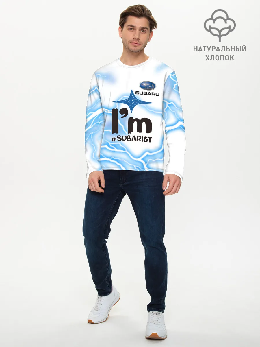 Мужской лонгслив базовый / SUBARU