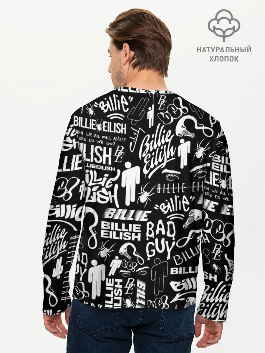 Мужской лонгслив базовый / BILLIE EILISH | БИЛЛИ АЙЛИШ