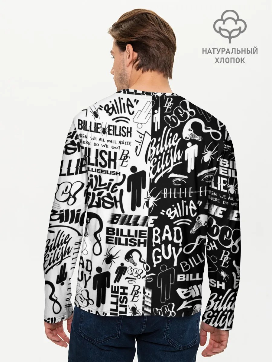 Мужской лонгслив базовый / BILLIE EILISH | БИЛЛИ АЙЛИШ