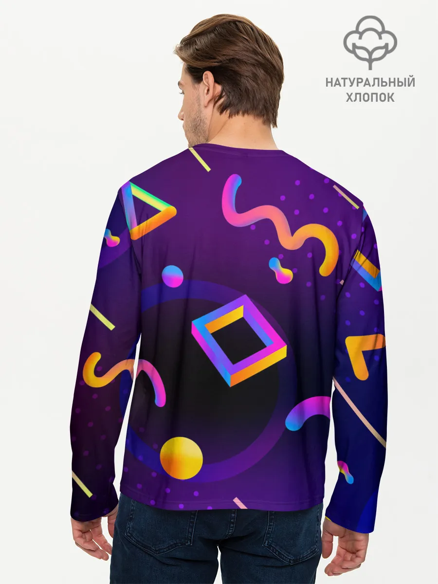 Мужской лонгслив базовый / Roblox